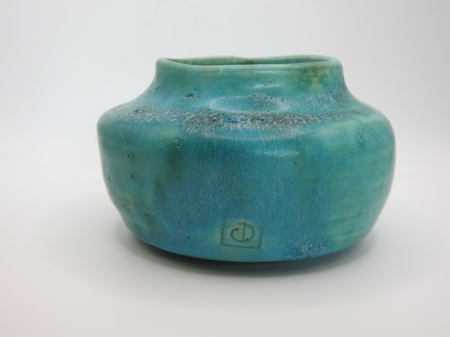 Poterie déco céramique : collection bleu caraïbe/ 1